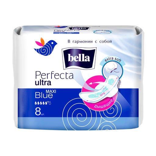 Гигиенические прокладки Bella Perfecta ultra Maxi blue 8 шт. Гигиенические прокладки Bella Perfecta ultra Maxi blue 8 шт.