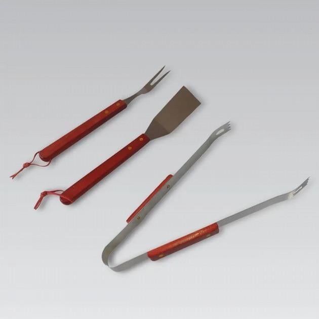 Набор для гриля и барбекю для кемпинга BBQ 3в1 GP-4280 лопатка/щипцы/вилка (GP 4280 7152)