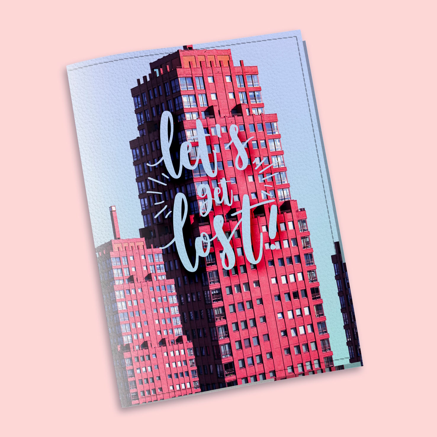 Обложка на паспорт The cover Красный дом 9,6x13,3 см (902009)