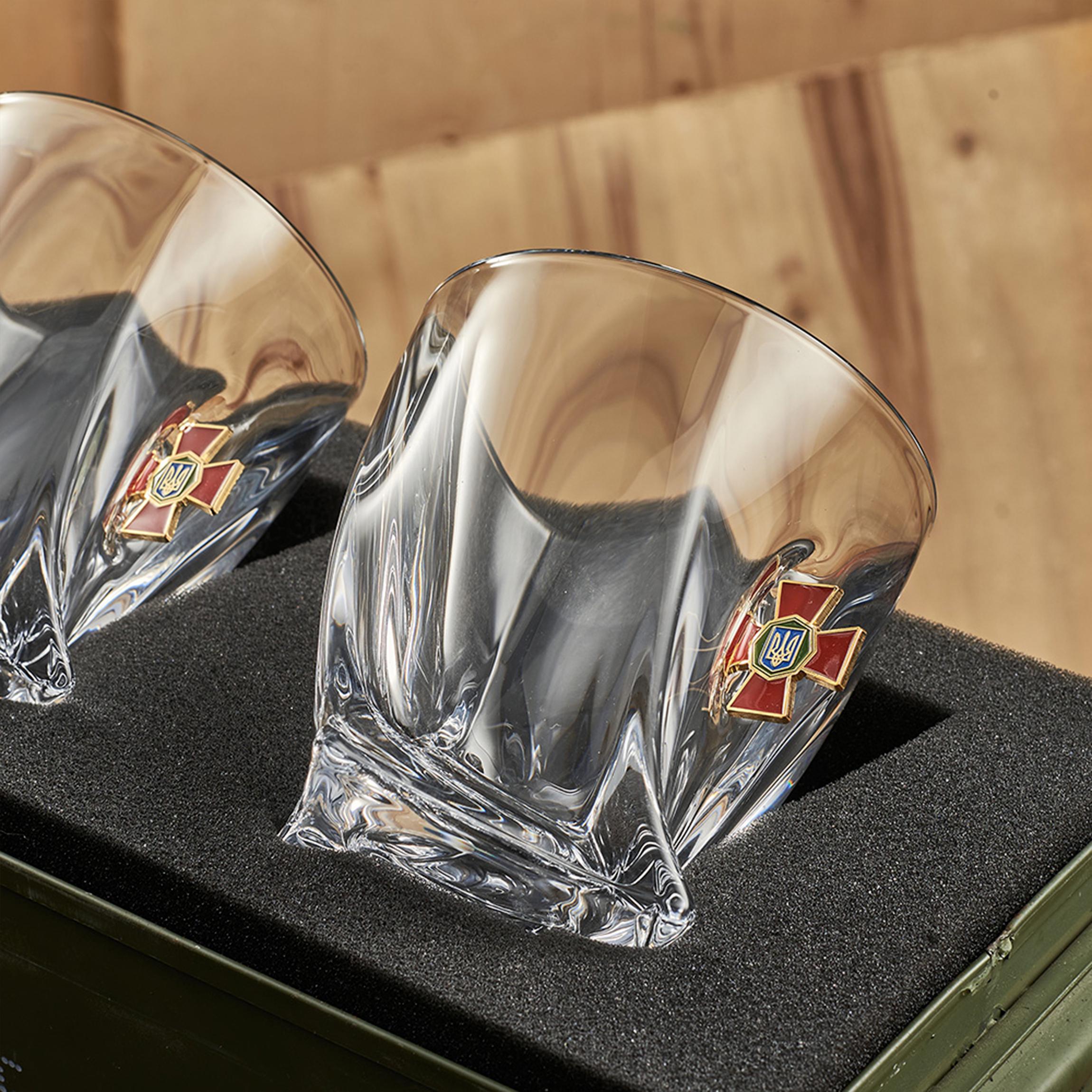 Набор VSKLO БК маленькие хрустальные стаканы ЗСУ (28918618) - фото 2 Набор VSKLO БК маленькие хрустальные стаканы ЗСУ (28918618) - фото 2