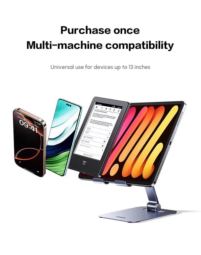 Підставка для планшета UGREEN настільна до 13" металева складана Темно-сірий (45859) - фото 8 Підставка для планшета UGREEN настільна до 13" металева складана Темно-сірий (45859) - фото 8