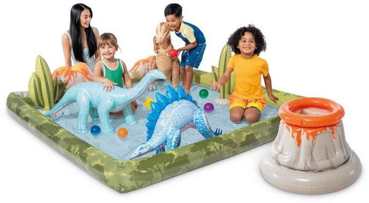 Игровой центр Intex парк динозавров 201x201x36 см (56132) - фото 2 Игровой центр Intex парк динозавров 201x201x36 см (56132) - фото 2