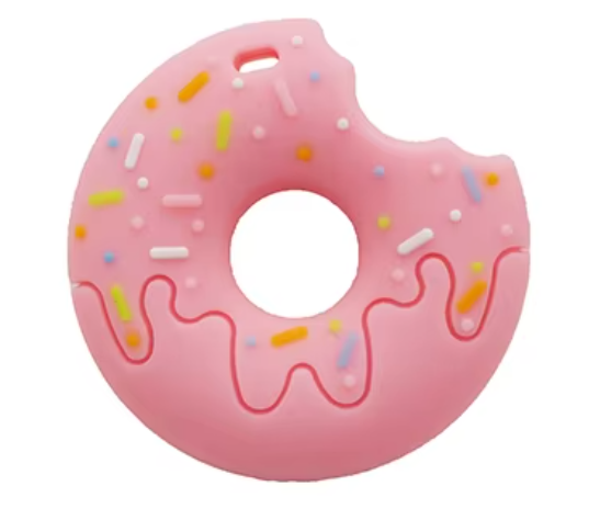 Прорезыватель для зубов силиконовый Mommy Bag Пончик Розовый (141290) Прорезыватель для зубов силиконовый Mommy Bag Пончик Розовый (141290)