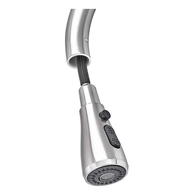 Смеситель для кухни Zerix PUL-014 с выдвижной лейкой Нержавеющая сталь (ZX5034) - фото 2 Смеситель для кухни Zerix PUL-014 с выдвижной лейкой Нержавеющая сталь (ZX5034) - фото 2