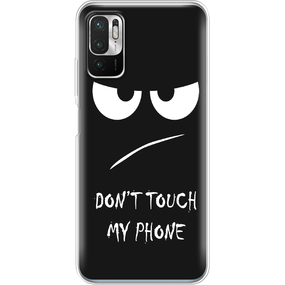 Чохол Boxface Xiaomi Redmi Note 10 5G Don't Touch my Phone Прозорий силікон (42639-up535-42474)