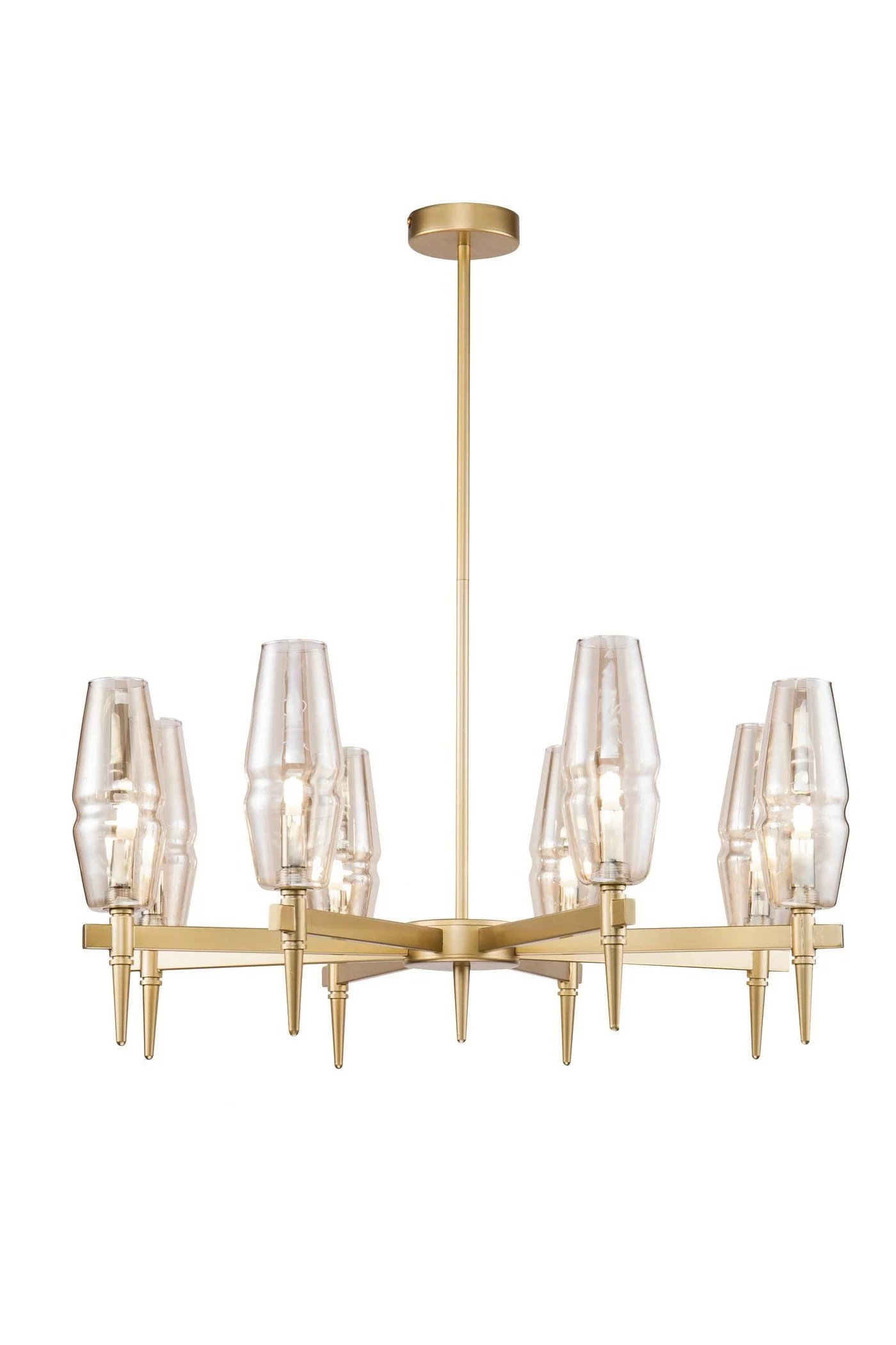 Люстра підвісна Lita із 8 видовженими плафонами (AT 22)