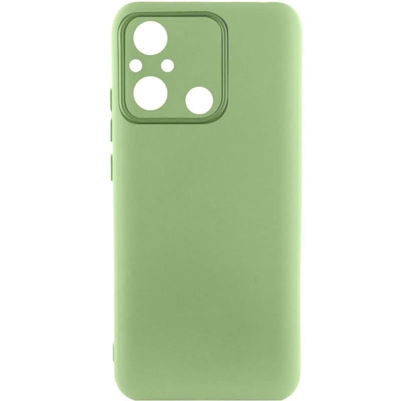 Противоударный чехол Silicone Cover Lakshmi Full Camera (A) для Xiaomi Redmi 12C Зеленый / Pistachio