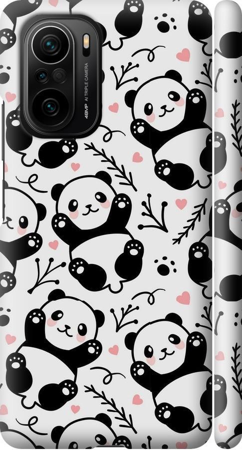 Чехол на Xiaomi Poco F3 Панды (4318m-2280-42517)