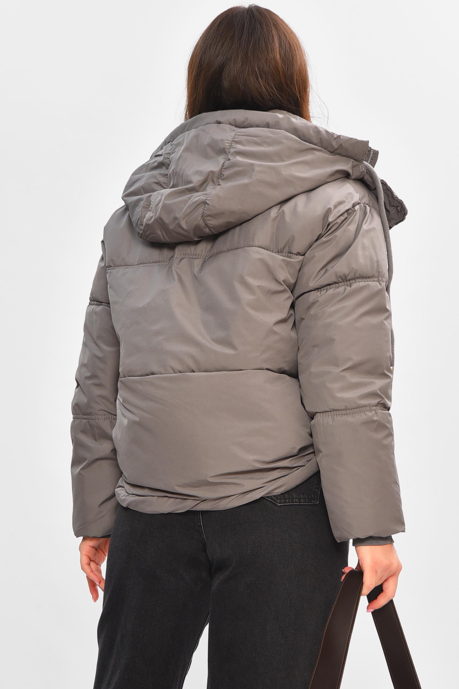 Куртка жіноча демісезонна L Сірий (207167) - фото 3 Куртка жіноча демісезонна L Сірий (207167) - фото 3