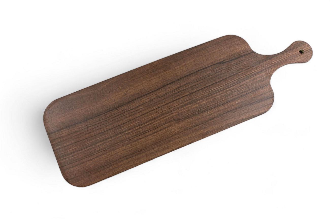 Тарелка для подачи прямоугольная One Chef из меламина 61х19,8х2 см Коричневый (27771406)