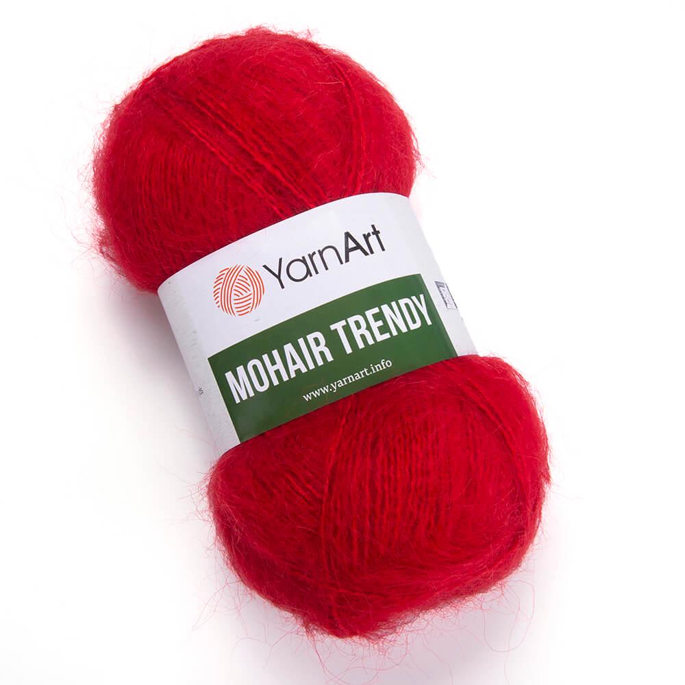 Пряжа YarnArt Mohair Trendy 105 Красный (6202)