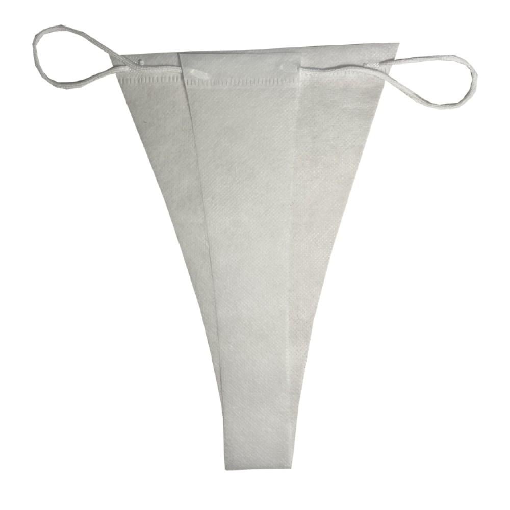 Трусики-стрінги одноразові Monaco Style S/M 50 шт. Білий (88882) - фото 3