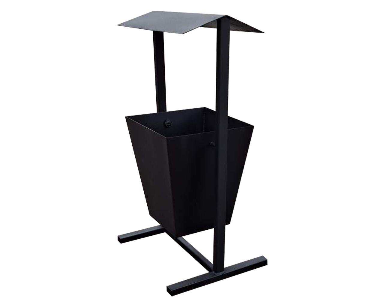 Урна парковая откидная с крышей Kram-kovka Скворечник 30 л Урна парковая откидная с крышей Kram-kovka Скворечник 30 л