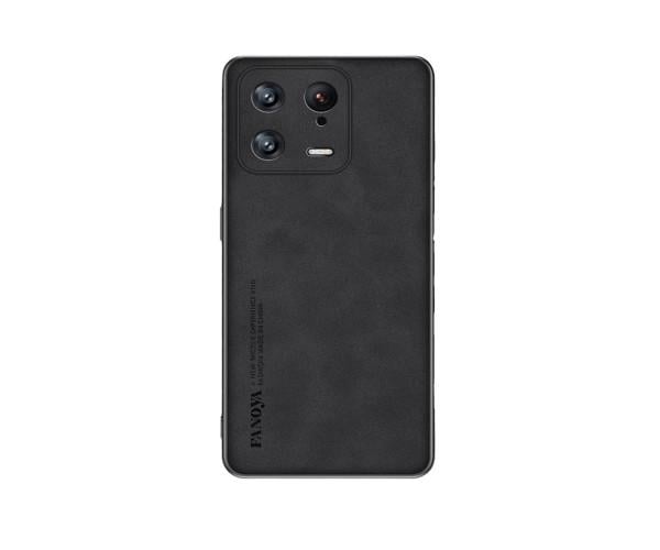 Кожаный чехол - накладка Fanoya для Xiaomi 13 Черный