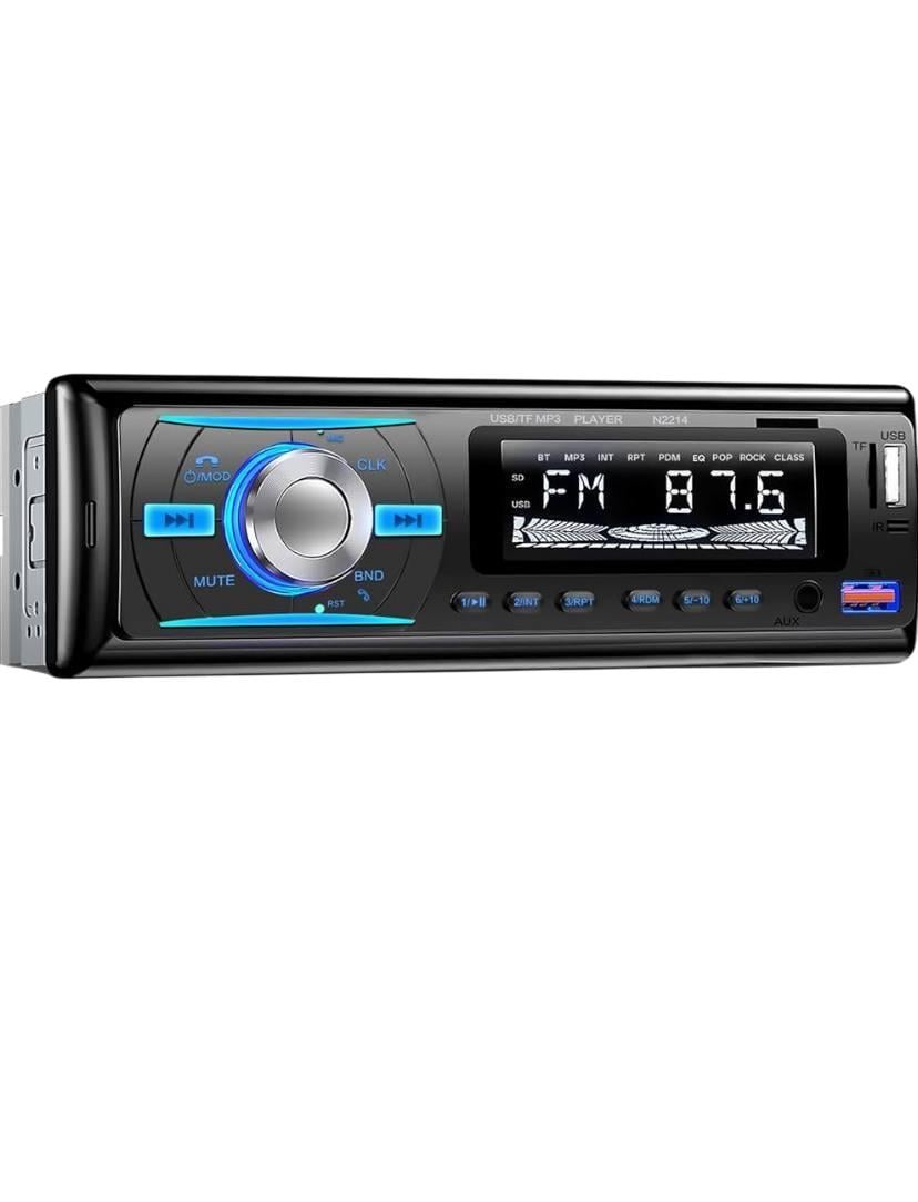 Автомагнитола Bluetooth FM/AM с громкой связью и дистанционным управлением Автомагнитола Bluetooth FM/AM с громкой связью и дистанционным управлением