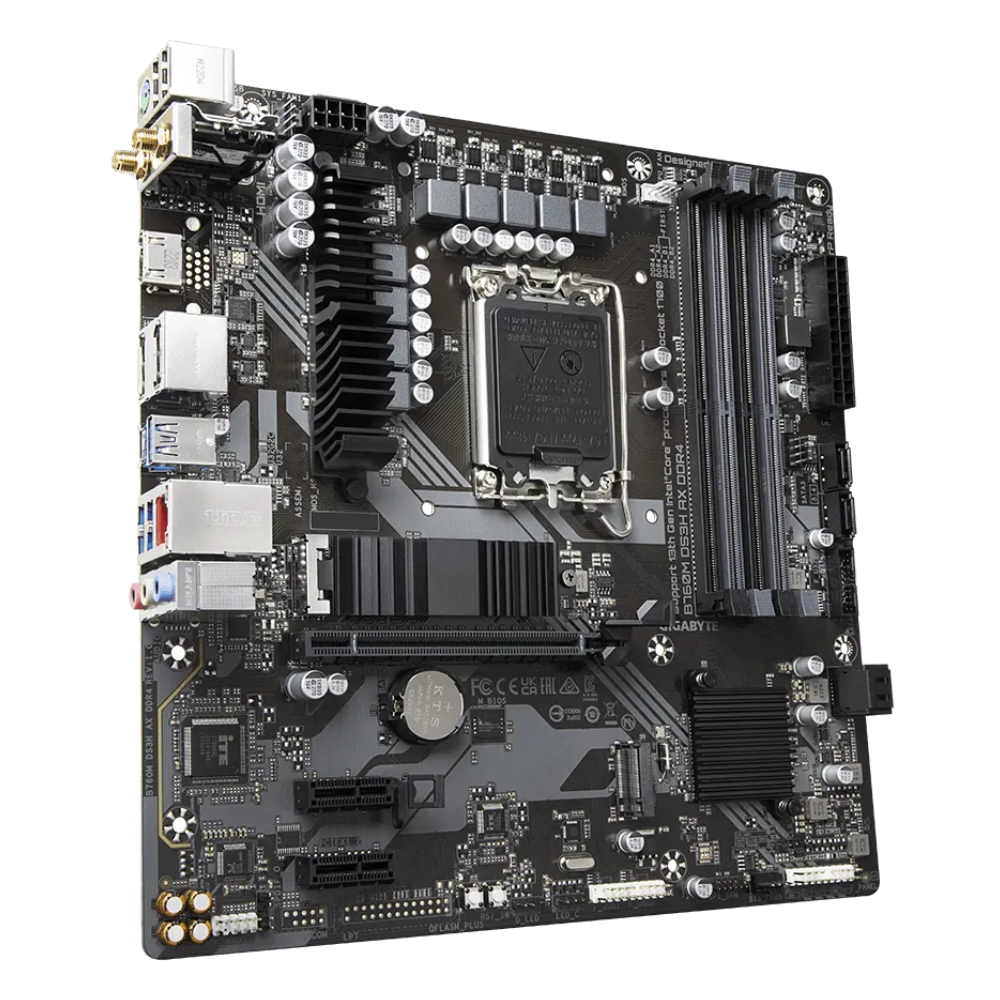 Материнська плата Gigabyte B760 DS3H AX DDR4 Socket LGA1700 Intel B760 MicroATX HDMI 2xDisplayPort USB (576987) - фото 3