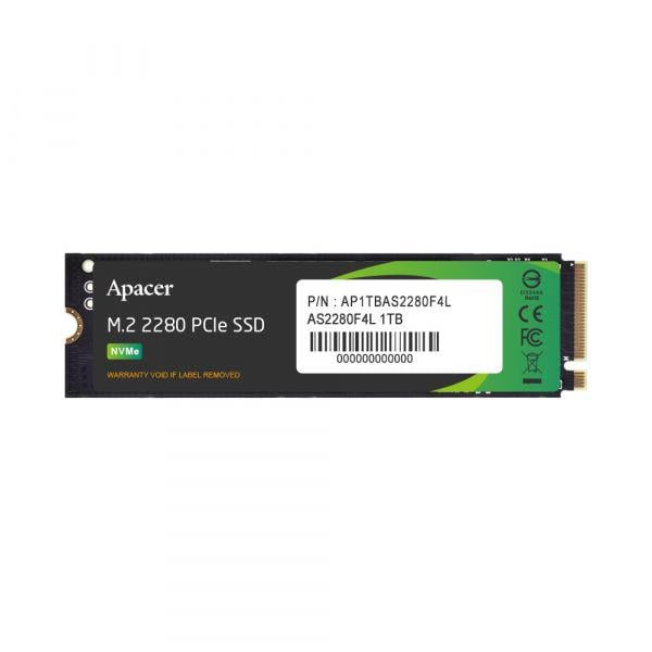 Накопитель SSD Apacer AS2280F4L 1Tb PCI-E 5,0x4 M.2 2280 3D TLC (AP1TBAS2280F4L-1) Накопитель SSD Apacer AS2280F4L 1Tb PCI-E 5,0x4 M.2 2280 3D TLC (AP1TBAS2280F4L-1)