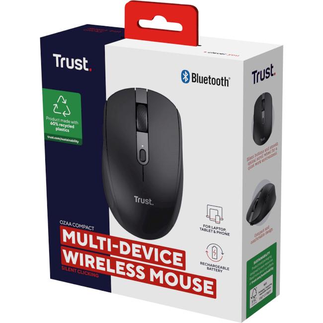 Компьютерная мышь Trust Ozaa Compact Multi-Device Wireless Черный (24819) - фото 6