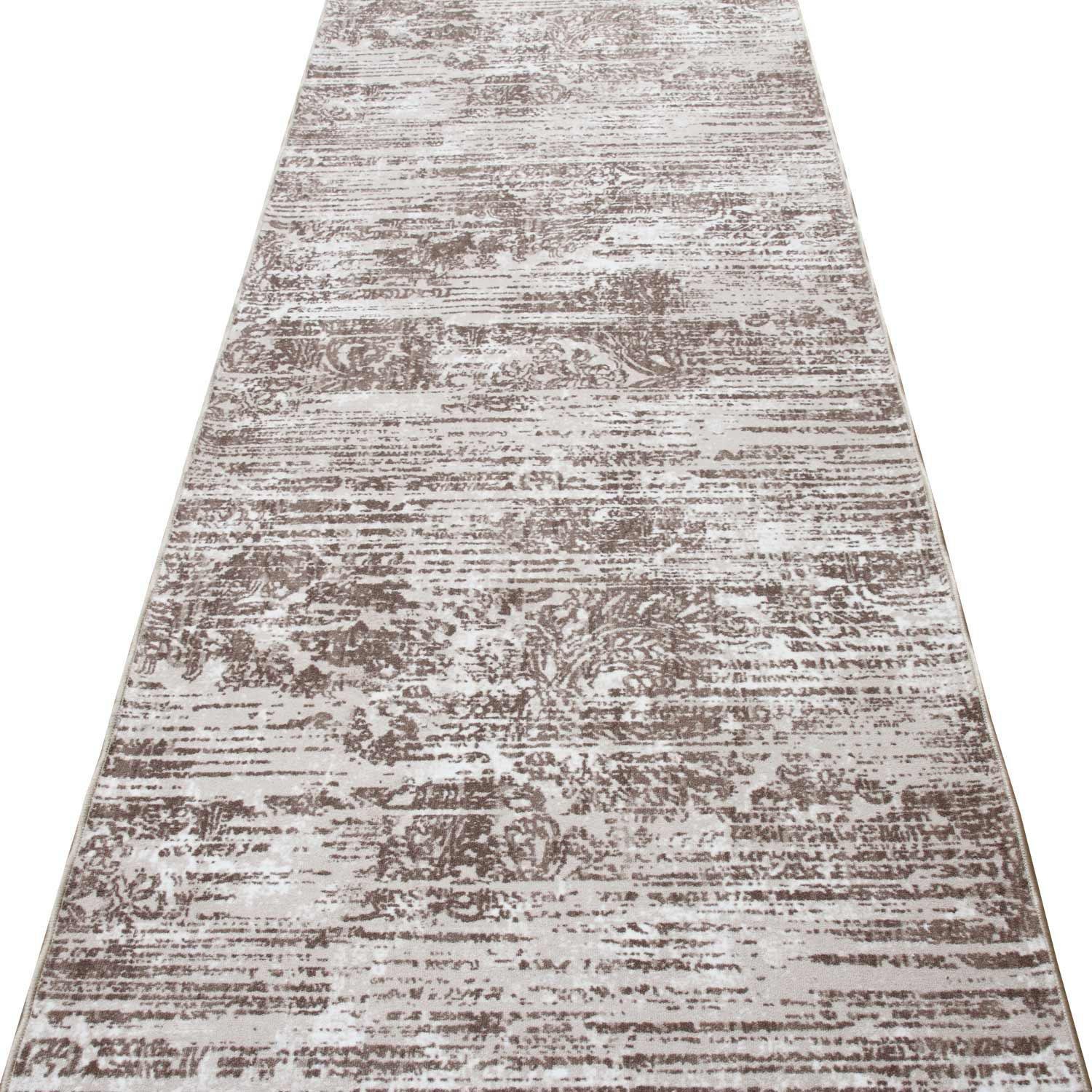 Доріжка килимова безворсова на гумовій основі Virtual ATHENS 22093670420-P3 1,2 м Бежевий (00-00018113) - фото 7