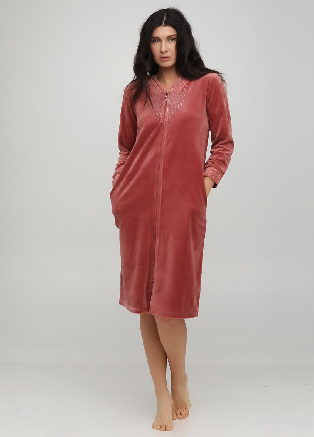 Домашний женский халат Romeo Life 2XL Терракотовый (3661-38)