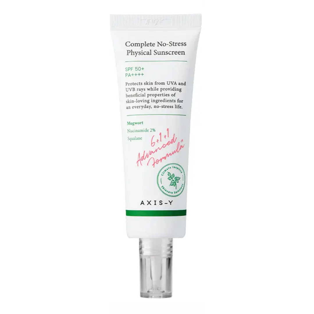 Солнцезащитный крем Axis-Y Complete No-Stress Physical Sunscreen SPF50+ PA++++ 50 мл (29710170)