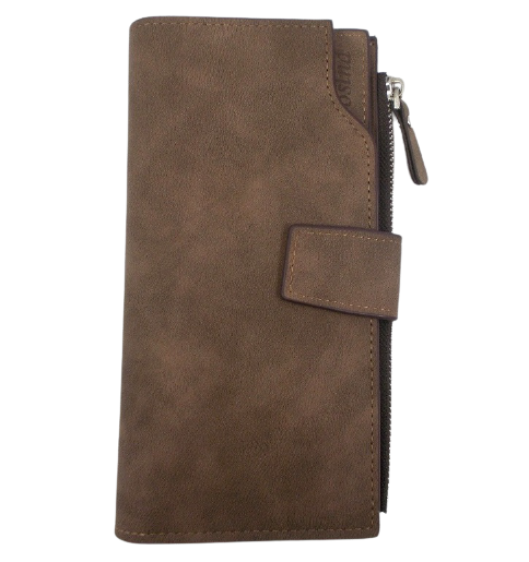 Кошелек женский нубуковый Foslnd 3305 Коричневый (1419534684)