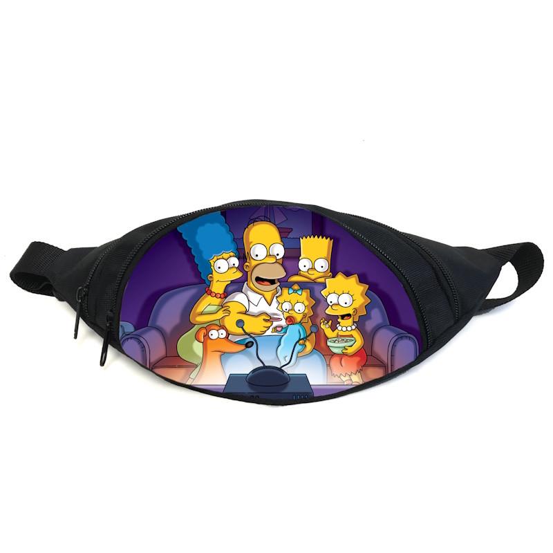 Поясная сумка-бананка Симпсоны GB-simpsons 020 Черный (2191660022)