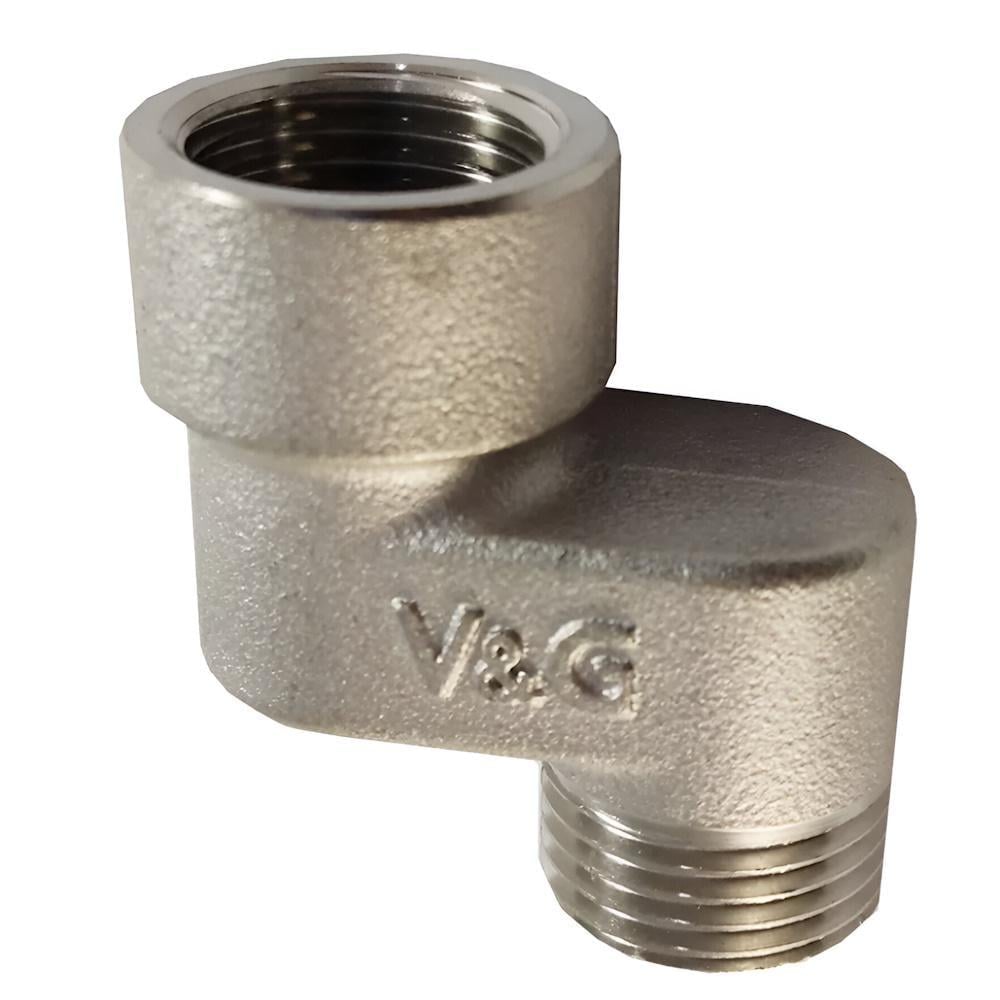 Эксцентрик V&G VALOGIN ВЗ никелированный 1/2"10 мм (SQ-1041328)