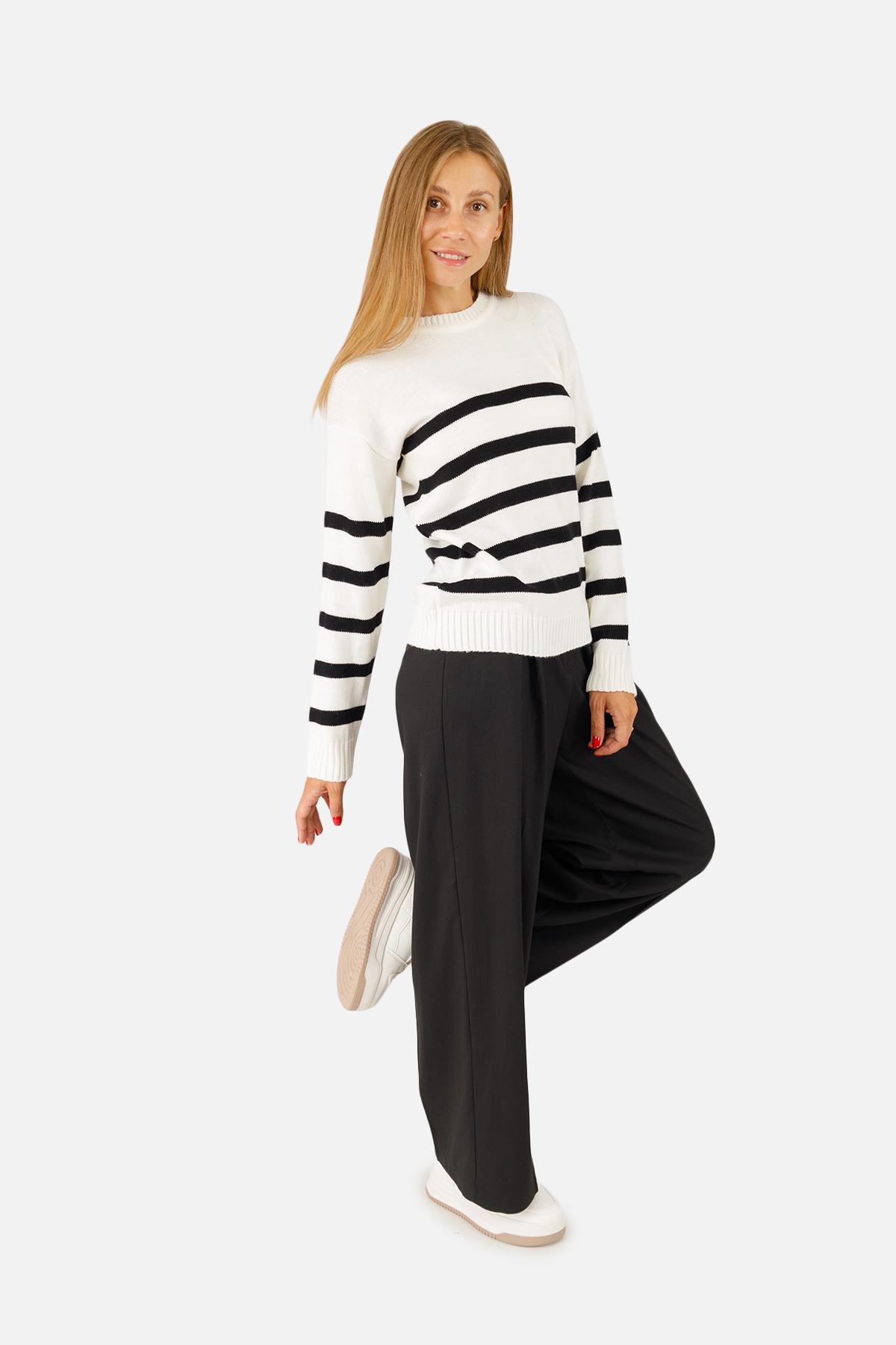 Джемпер жіночий ЦБ-00255844 р. 46 Молочний (SKT001008422) - фото 2