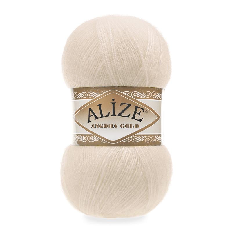 Пряжа Alize Angora Gold 67 Молочно-бежевий