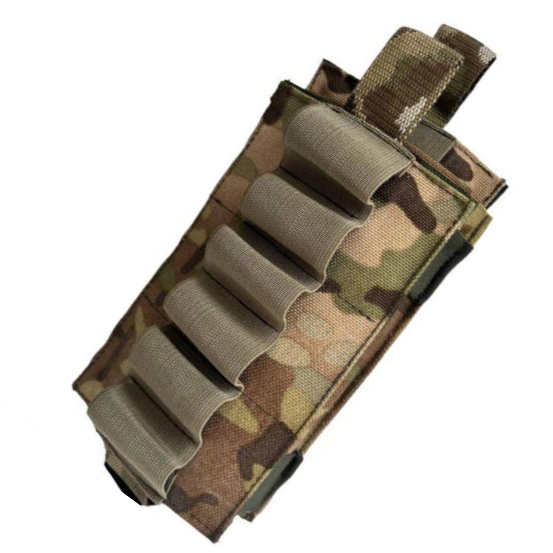 Підсумок для нарізних патронів 12 калібру Ranger 6+6 шт. Cordura 1050 Multicam (TTX3761)