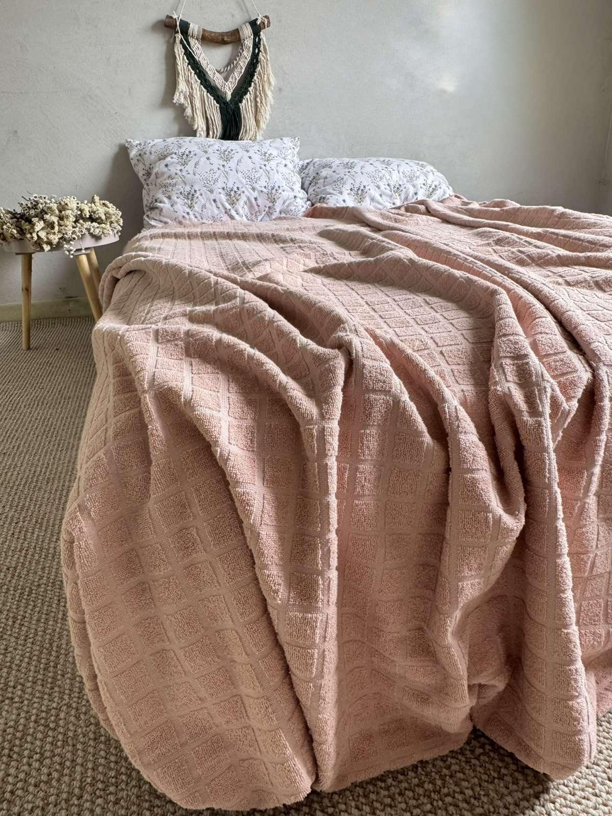 Простыня-покрывала летняя махровая PALERMO 120х200 см Пудровая (18094164) - фото 2 Простыня-покрывала летняя махровая PALERMO 120х200 см Пудровая (18094164) - фото 2