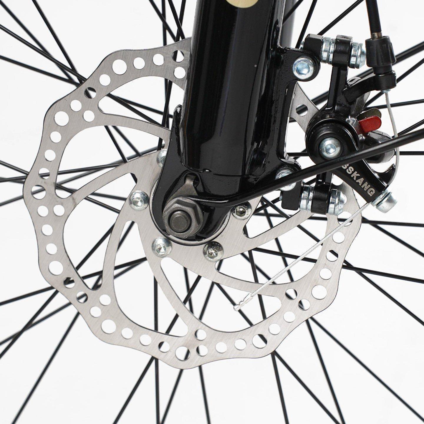 Велосипед городской Corso Viola с багажником рама 17"/26" Черный - фото 4 Велосипед городской Corso Viola с багажником рама 17"/26" Черный - фото 4