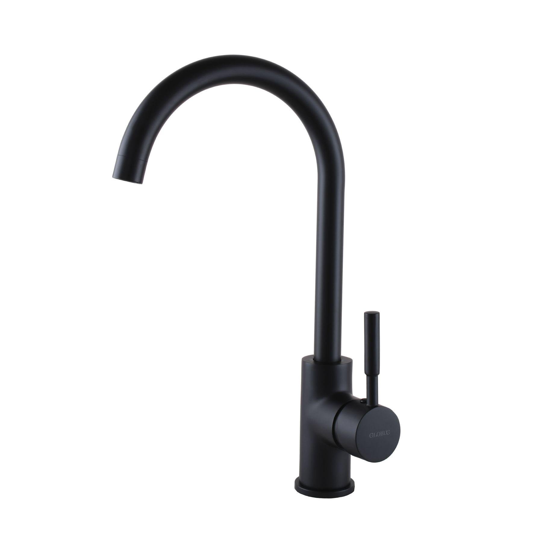 Смеситель для кухни Globus Lux LAZER GLLR-0203S-10-BB Черный (23926)