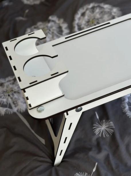 Столик багатофункціональний 58х28 см Білий (019ст) - фото 3 Столик багатофункціональний 58х28 см Білий (019ст) - фото 3