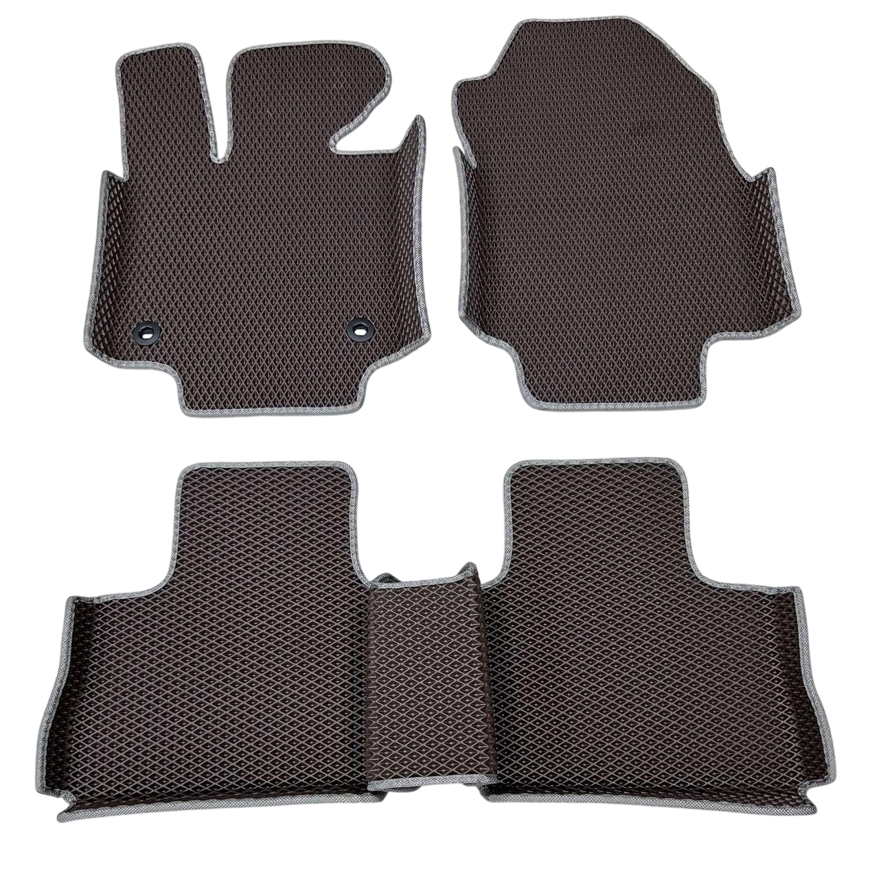 Коврики EVA с бортиками в салон для Toyota RAV4 2018+ гг. Черный (1984985189)