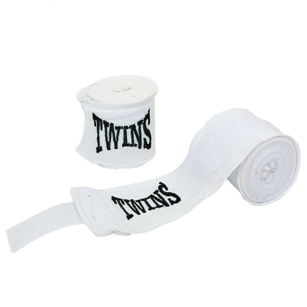 Бинты боксерские Twins 5466-3-5 хлопок с эластаном 3 м Белый (5466-3-5) Бинты боксерские Twins 5466-3-5 хлопок с эластаном 3 м Белый (5466-3-5)