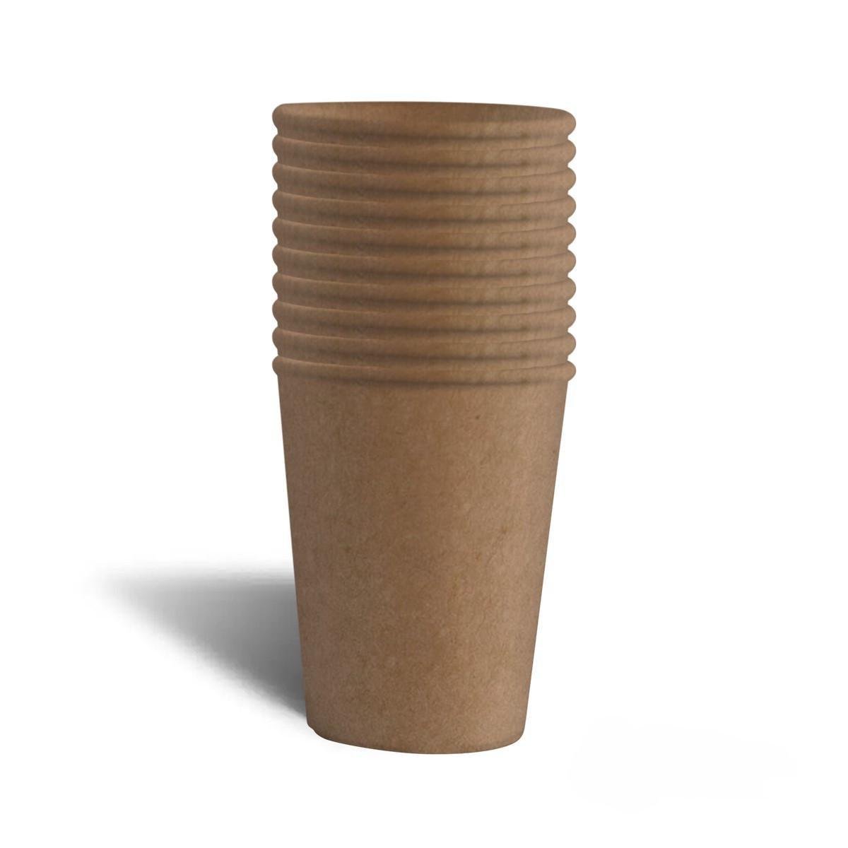 Бумажный стакан Система 98 175 мл крафтовый d70 мм 50 шт. (0138)