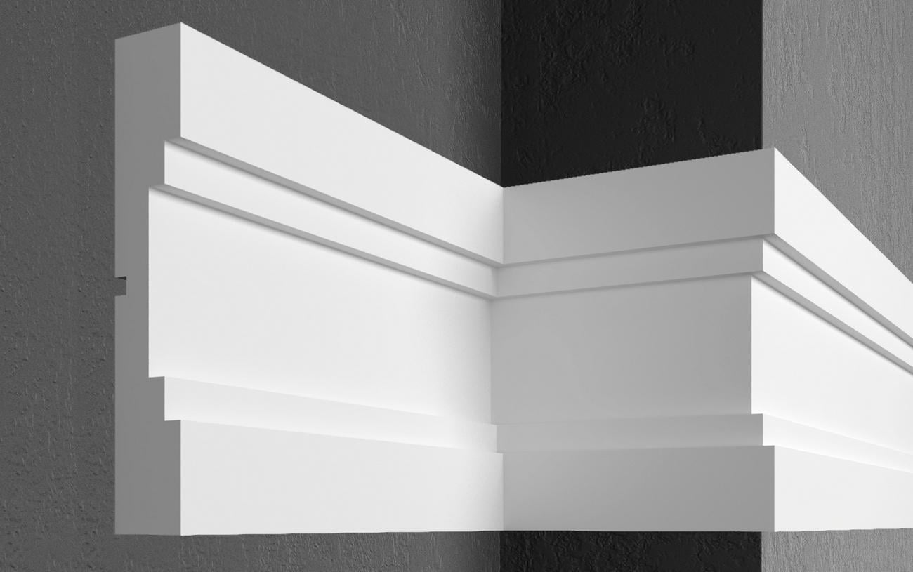 Карниз Prestige decor MC 170 без покрытия 290x50 мм 2000 мм (12370345)