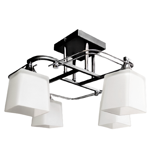 Люстра потолочная Sirius Хай-тек Серый/Хром (192819/4)