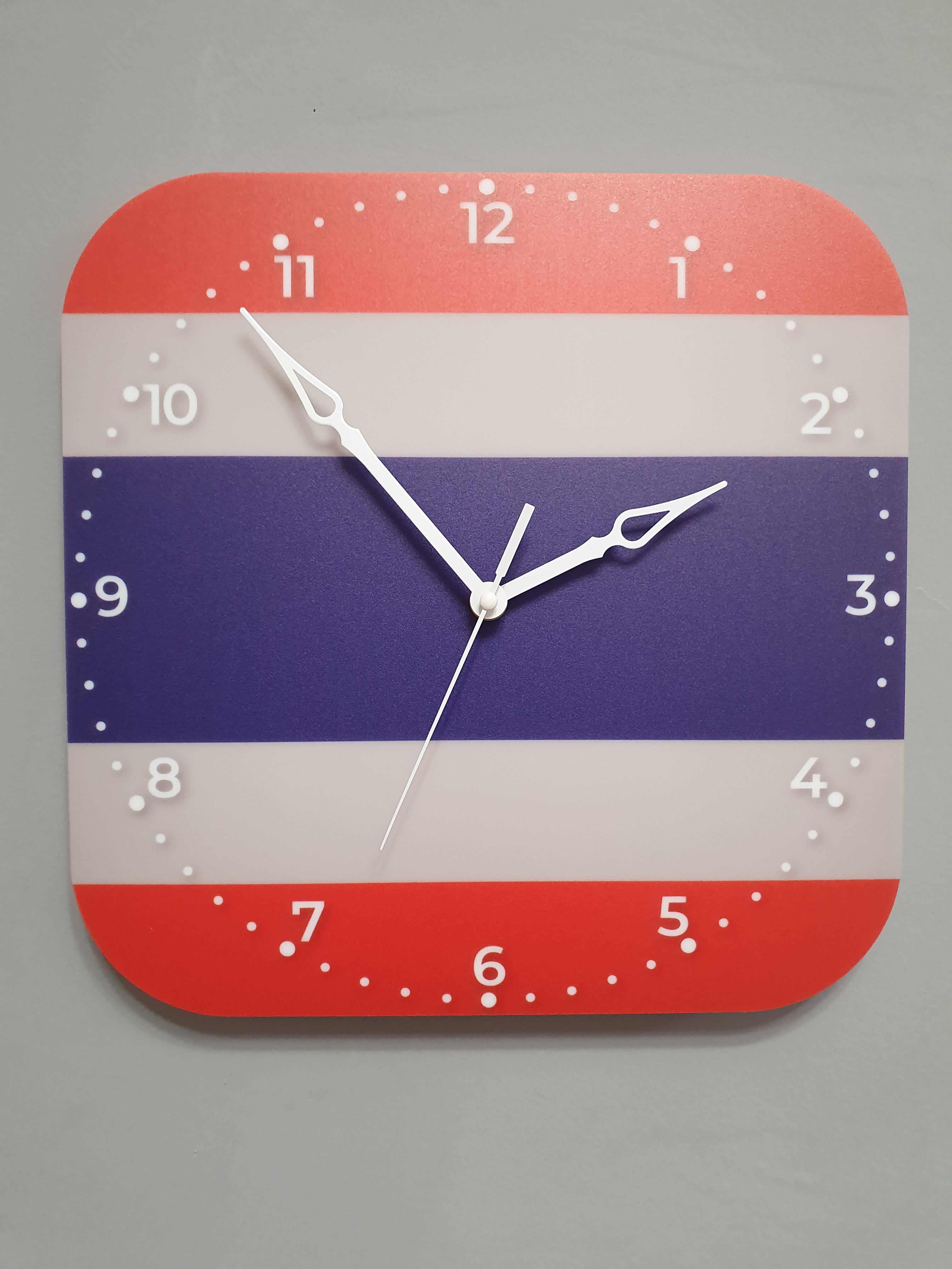 Часы настенные флаг Таиланда (3814)