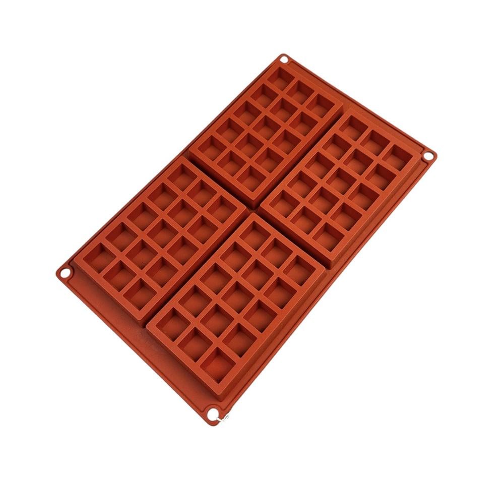 Форма силиконовая One Chef Профи Бельгийская вафля 130х76 мм 4 ячейки (33665071)