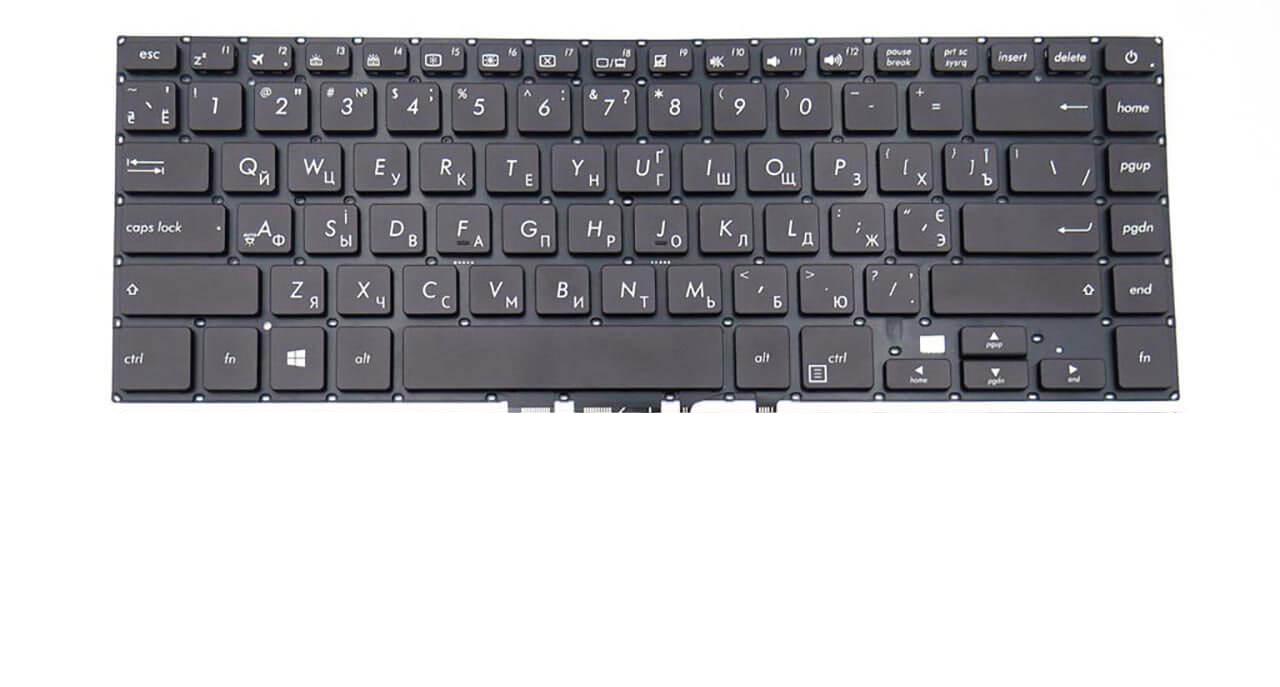 Клавиатура для ноутбука Asus RX530 RX530UX матовая (0KNB0-4624RU00)