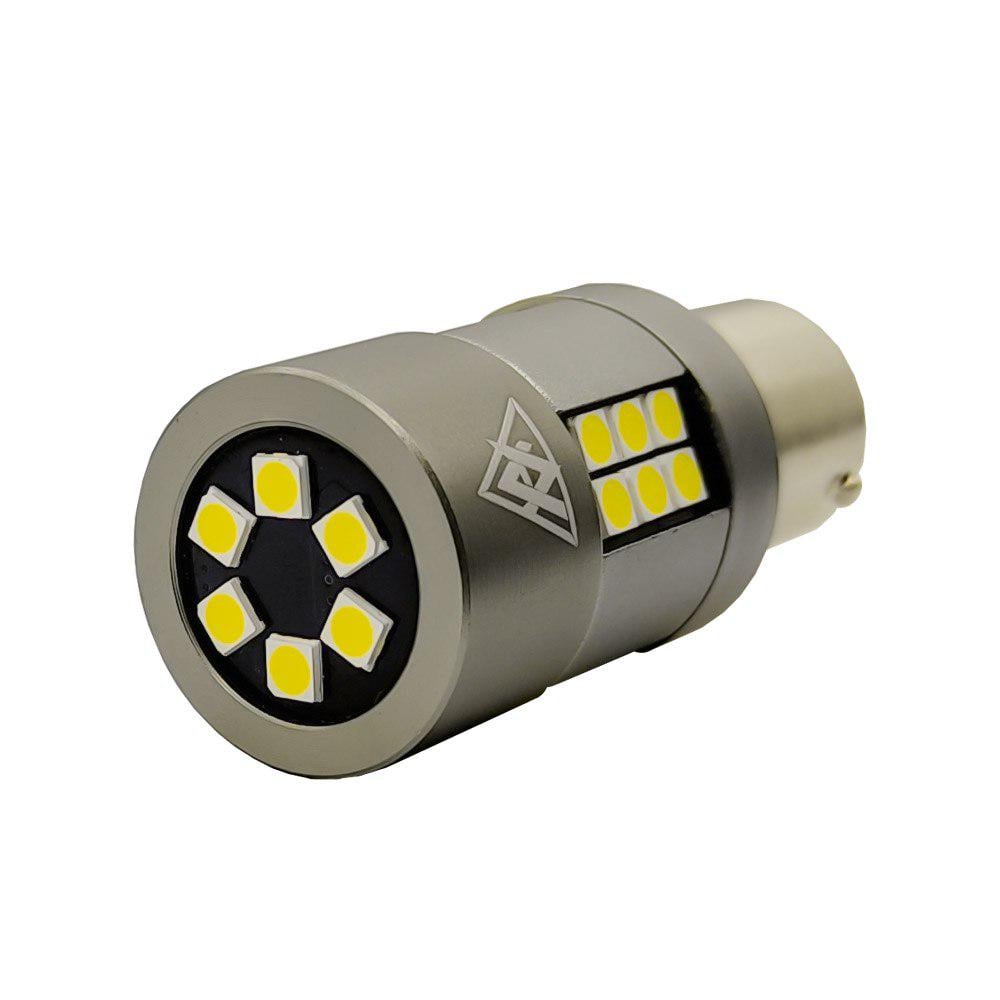 Лампа светодиодная AVolt BA15S 1156-3030-30SMD Canbus 12-24V Белый - фото 2