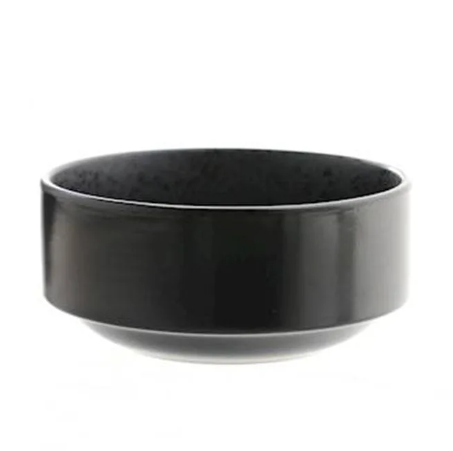 Набор мисок керамических глубоких Flora Black 15,5 см 45111