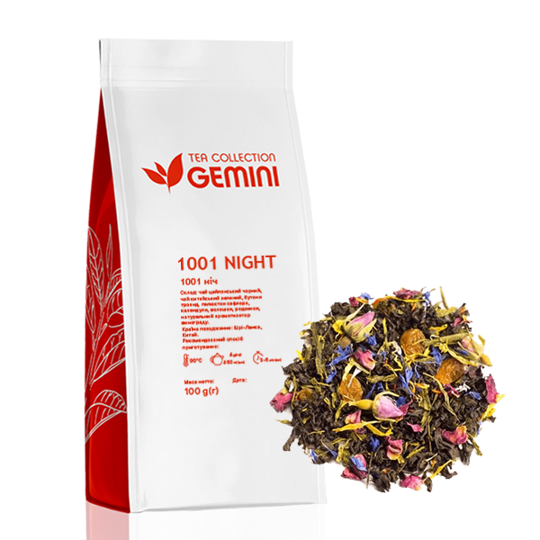 Чай листовий Gemini 1001 Night 1001 ніч 100 г (480)