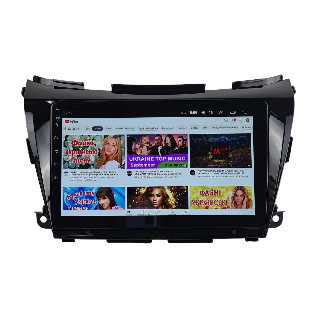 Автомагнітола для Nissan Murano 2015-2019 7862 8 ядер/4G/DSP/CarPlay/Android/QLED (М-НМH-10-Т6)