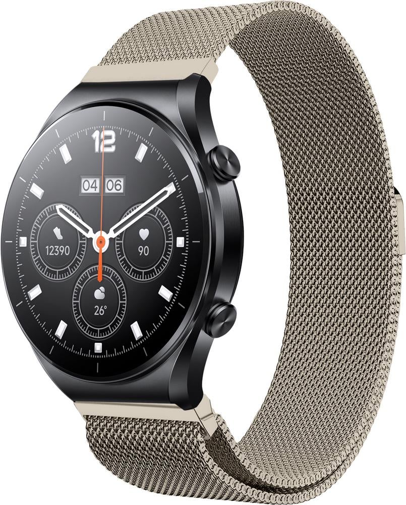 Ремешок Миланская петля Milano для Xiaomi Watch S1 Acttive Retro Gold (28890) Ремешок Миланская петля Milano для Xiaomi Watch S1 Acttive Retro Gold (28890)