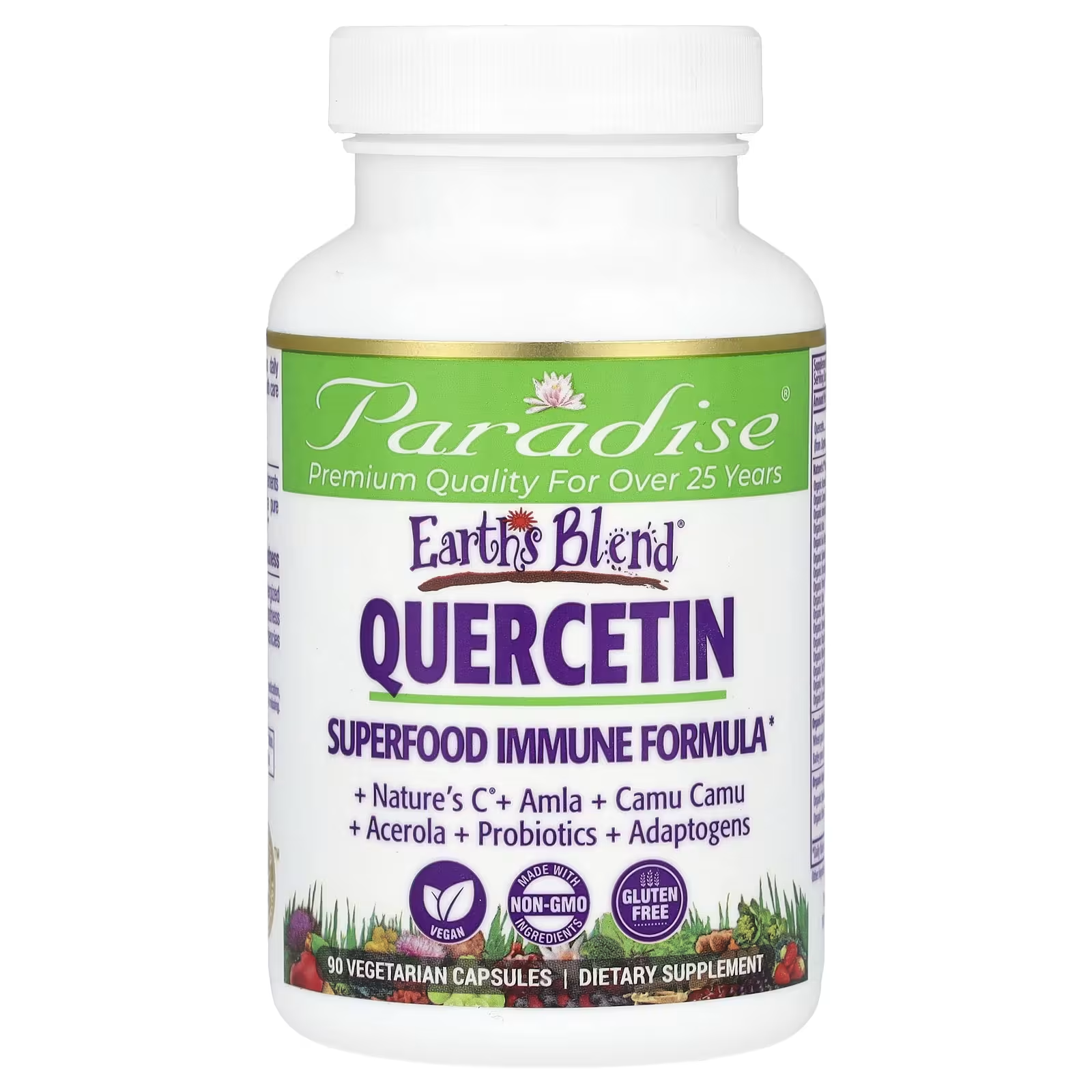 Кверцетин Paradise Herbs Earth's Blend Earth's Blend Superfood Immune Formula 90 вег. капс. Кверцетин Paradise Herbs Earth's Blend Earth's Blend Superfood Immune Formula 90 вег. капс.