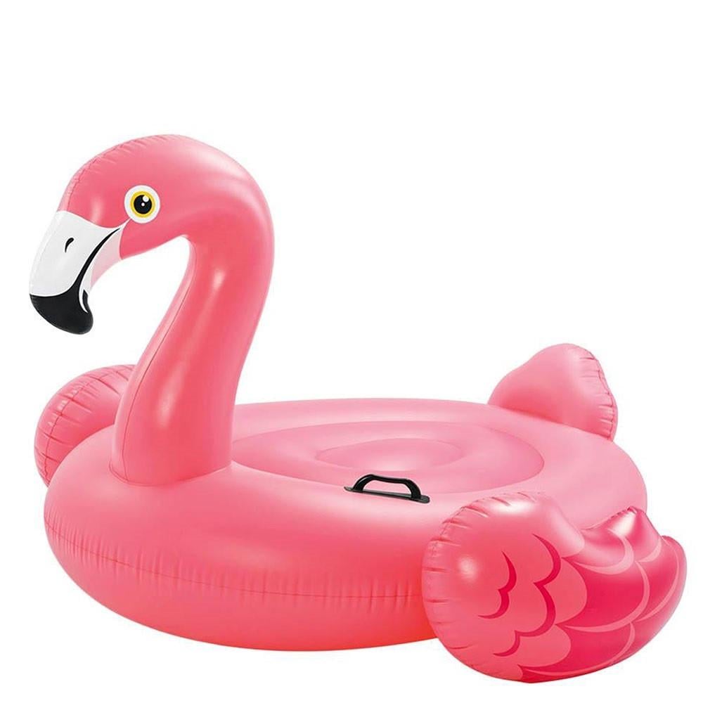Надувний пліт для катання Intex 57288 Фламінго з силіконовим клапаном Рожевий (57-9-57288 фламинго)